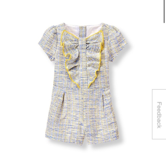 Janie and Jack Tweed Romper - Picture 1 of 4